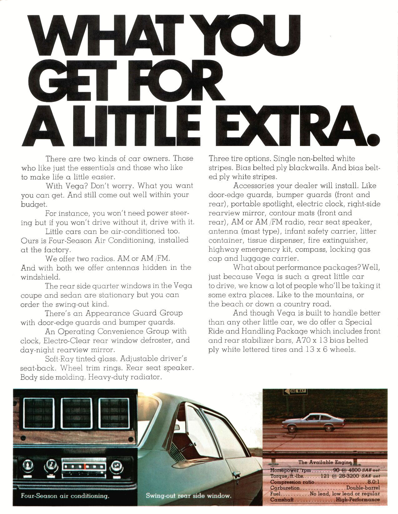 1972 Chevrolet Vega Brochure Page 1